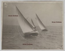 Foto de veleiro vintage da década de 1920 Larchmont Yacht Club regata salto corrida iates comprar usado  Enviando para Brazil