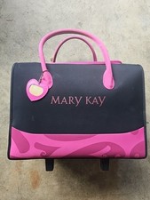 Bagagem de mão Mary Kay bolsa sobre rodas alça telescópica, preta e rosa , usado comprar usado  Enviando para Brazil