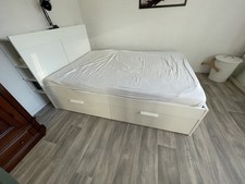 Brimnes bettgestell schubladen gebraucht kaufen  Roetgen