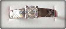 Anello argento sterling usato  Sale