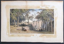 Stampa antica litografia usato  Roma