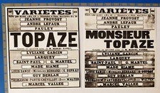 Topaze pagnol theatre d'occasion  Beaumont-de-Lomagne