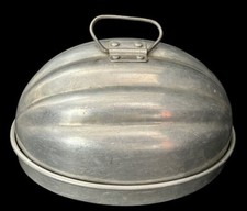 Molde vintage de alumínio em forma de melão bomba desgaste 8" X 5.75" piquenique de verão perfeito, usado comprar usado  Enviando para Brazil