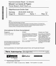 Konzertkarten 2025 gebraucht kaufen  Berlin