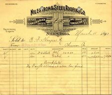 Niles iron steel for sale  Lewistown