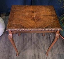 Vintage carved walnut for sale  PETERBOROUGH