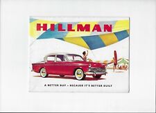 1960 hillman minx for sale  NEWMARKET