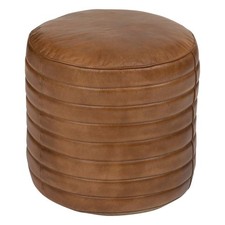 Pouf vintage cuir d'occasion Pouf vintage cuir d'occasion  Mouans-Sartoux