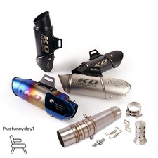 Tubos de ligação média silenciador de escape deslizante 51 mm para Honda NC700 NC750X 2012-2025, usado comprar usado  Enviando para Brazil