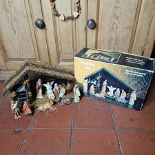 Vintage christmas nativity for sale  THETFORD