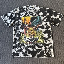 Camiseta Masculina Vintage Dragonball Z Tamanho XL Tie Dye Preta Branca Pimpo Worldwide comprar usado  Enviando para Brazil