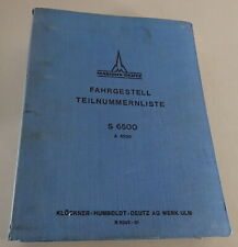 Teilekatalog ersatzteilliste m gebraucht kaufen  Jever