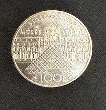 100 francs argent d'occasion  Rouen-