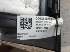 Kia sportage glove for sale  SKELMERSDALE