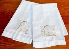 Embroidered hemstitched guest for sale  Lacey