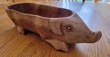 Pig bowl wooden for sale  Winona