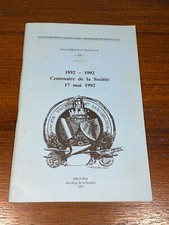 Livre centenaire société d'occasion  Dijon