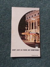 Sk201 theatre programme for sale  LEICESTER