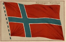 Bandiera della norvegia usato  Stella