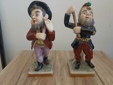 Coppia gnomi ceramica usato  Italia