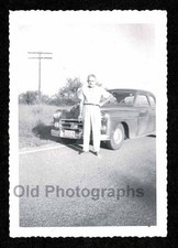 CARRO 1940s Dodge Coronet? FOTO ANTIGA/VINTAGE HUBCAPS MAN RURAL ROAD - G860 comprar usado CARRO 1940s Dodge Coronet? FOTO ANTIGA/VINTAGE HUBCAPS MAN RURAL ROAD - G860 comprar usado  Enviando para Brazil
