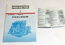 Betriebsanleitung deutz motor gebraucht kaufen Betriebsanleitung deutz motor gebraucht kaufen  Estorf