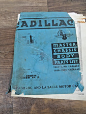 Lista de peças de carroceria do chassi mestre CADILLAC & LASALLE 1935-1949, usado comprar usado  Enviando para Brazil