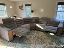 Piece sectional recliners for sale  Taunton