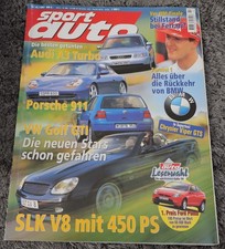 Sport Auto 10/1997 Mercedes SLK V8, Chrysler Viper GTS, VW Golf GTI, Audi A3 T comprar usado  Enviando para Brazil
