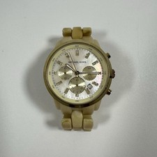 Relógio cronógrafo Michael Kors MK-5217 bege – não marca carrapato – pulso pequeno comprar usado  Enviando para Brazil