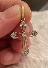 585 gold kreuz gebraucht kaufen  Karlsruhe