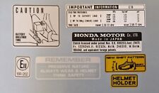 KIT DE DECALQUES DE AVISO HONDA C70 C70ZZ, usado comprar usado  Enviando para Brazil