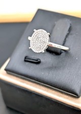 Bague blanc motif d'occasion  Les Mureaux