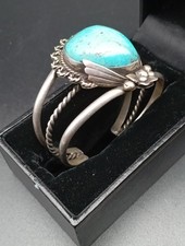 Bracelet argent turquoise d'occasion  Montargis