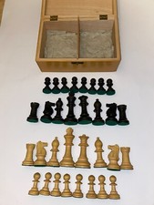 Schachfiguren holz holzkästch gebraucht kaufen  Klosterlechfeld
