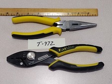 2 alicates Stanley FatMax 84-646 8” junta deslizante trava de pressão e nariz longo 8” 84-032 (97 comprar usado  Enviando para Brazil