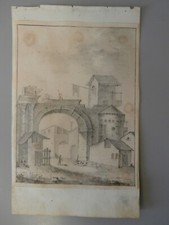Antico disegno 6x13 usato  Roma
