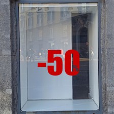 Adesivo vetrofania vetrine usato  Napoli