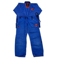 KINGZ Kimonos Fight Sports jiu jitsu FULL GI - Tamanho A3 Azul Excelente, usado comprar usado  Enviando para Brazil