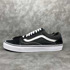 Usado, Tênis VANS Old Skool camurça lona cano baixo preto branco masculino 11,5 comprar usado  Enviando para Brazil