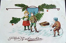 Weihnachts postkarte gelaufen gebraucht kaufen  Wismar-Umland
