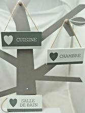 Lot plaques bois d'occasion  Craponne