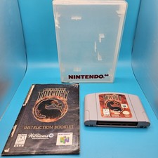 Mortal Kombat Trilogy Nintendo 64 N64 cartucho com manual e concha - Testado comprar usado Mortal Kombat Trilogy Nintendo 64 N64 cartucho com manual e concha - Testado comprar usado  Enviando para Brazil