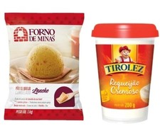 Pao de Queijo Brasileiro Forno de Minas Tamanho Lanche 1kg + Requeijao... comprar usado  Enviando para Brazil