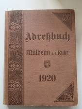 Adressbuch stadt mülheim gebraucht kaufen  Wesel