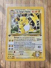 Lt. surge raichu for sale  Worthing