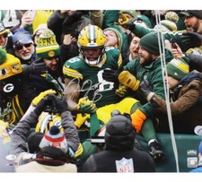 Foto assinada por Josh Jacobs Green Bay Packers sem moldura 16x20 Lambeau Leap NFL, usado comprar usado  Enviando para Brazil