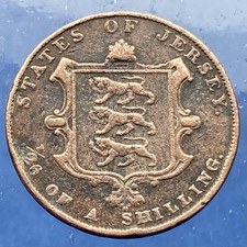 1851 jersey shilling for sale  HELSTON