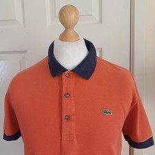 Polo Lacoste edição limitada clássico laranja tamanho 5/médio/grande/44" 100% genuíno comprar usado  Enviando para Brazil