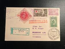 1936 Registrado Brasil LZ 129 Hindenburg Zeppelin Correio Aéreo Capa Feira para Alemanha comprar usado  Enviando para Brazil